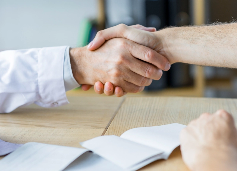 Healthcare professional preparing pharmacy support